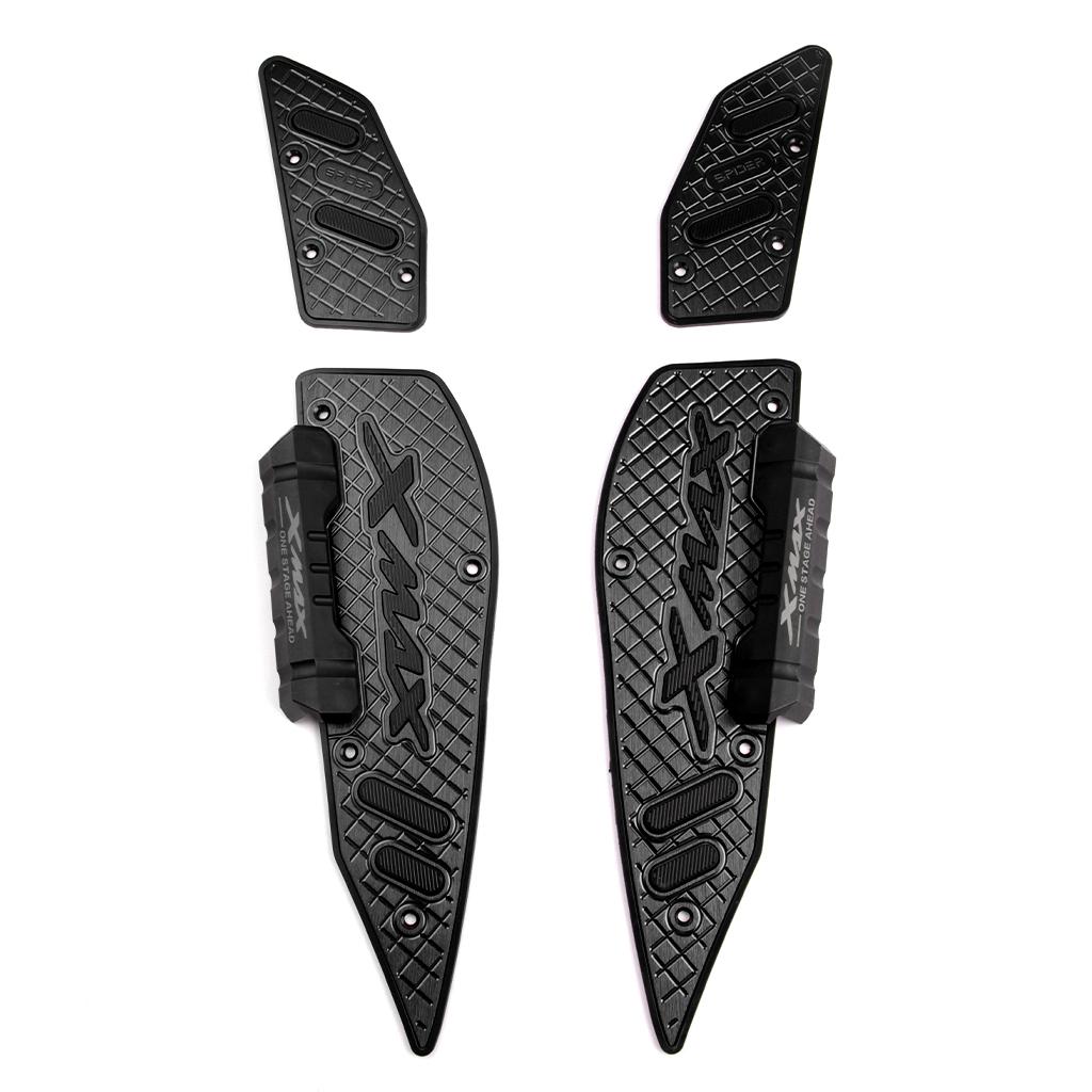 Motorcycle Footpads For XMAX 300 Front and rearPegs Plate Aluminum Alloy Pedal Modified Skid proof Footrest For yamaha 2020-2025