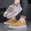 Autumn new men's casual sports shoes low-top lace-up fashionable versatile thick-soled heightening men's shoes trendy shoes men