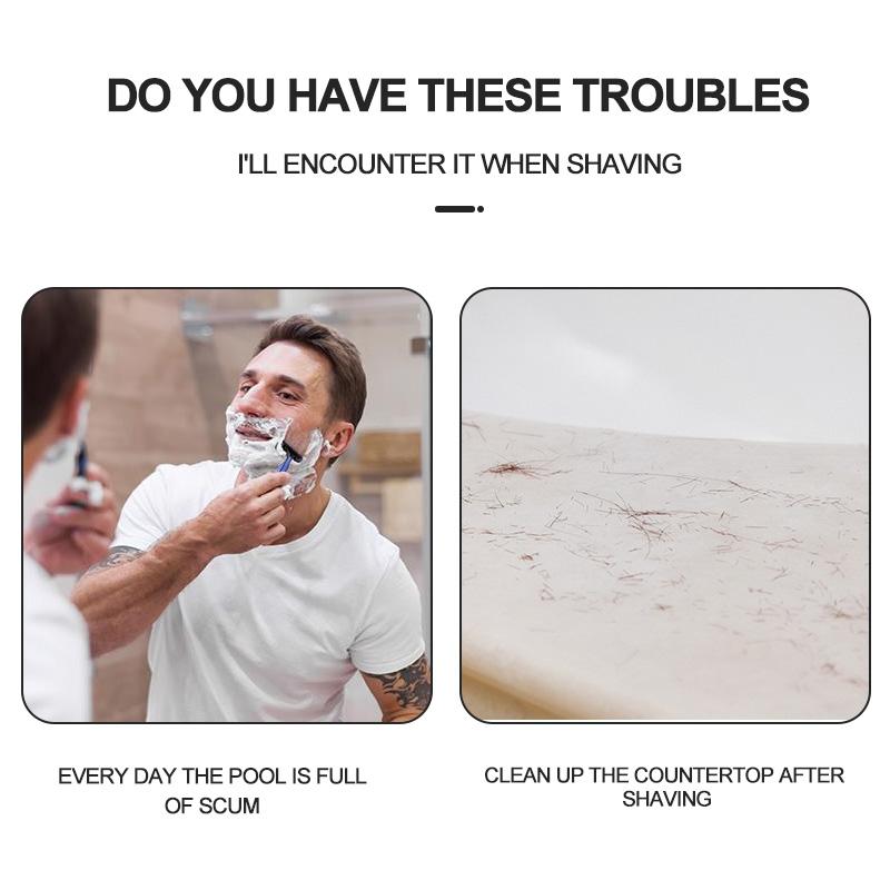 Male Beard Apron Razor Holder Hair Shaving Apron for Men Care Clean Hair Adult Bibs Waterproof Cloth Bathroom