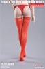 Fire Girl Toys Red Stockings Female Soldier Wardrobe Seamless Pantyhose for Scale Action Figures Not Include and [TOYBARJAPAN] FG-YC-004E 1/6 (Does