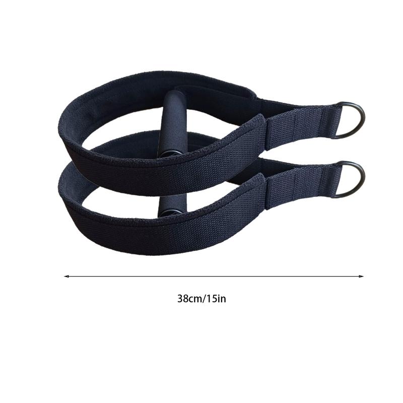 Pilates Reformer Straps Fitness Strap Pilates Equipment 2 Pcs Exercise Straps Yoga Straps D-Ring Adjustable Pilates Accessories