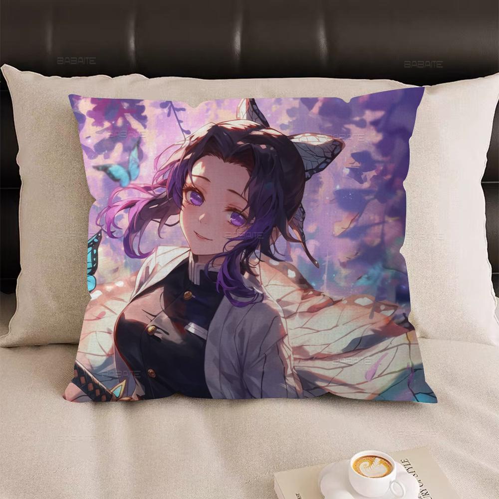 

Персонаж аніме Танджіро Зеніцу Іносуке Незуко Кьоджуро Персоналізована картинка текст декоративні подушки для дому Побутові подарунки 45x45см 20x20Inch