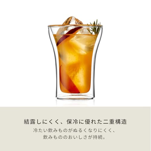 BODUM ASSAM Double-Walled Glass Tumbler, 200ml, Set of 2. Features: Insulated construction, heat-resistant glass, microwave, oven, dishwasher, and fre