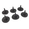 6pcs Hollow Cake Pan High Temperature Resistant Silicone Chimney Chiffon Cake Baking Mold for Kitche
