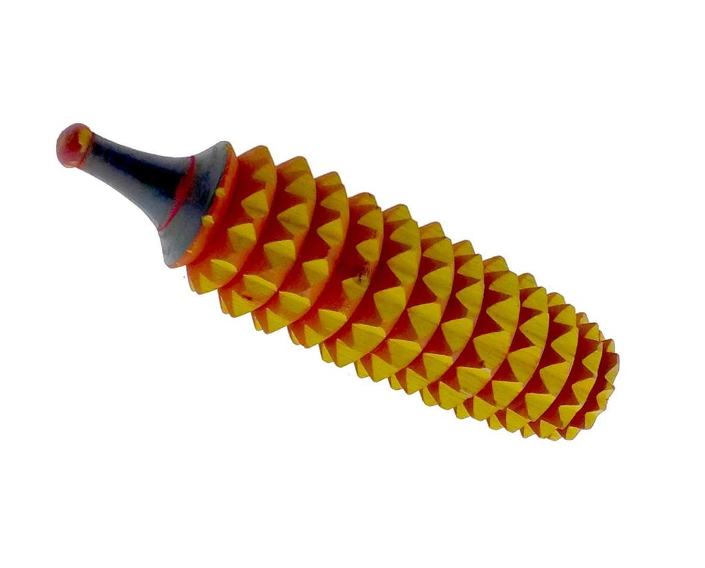 AHCS Acupressure Foot Roller With Karela Wooden Massager (Multicolor) (Foot Roller Cut 1 + Karela 1)