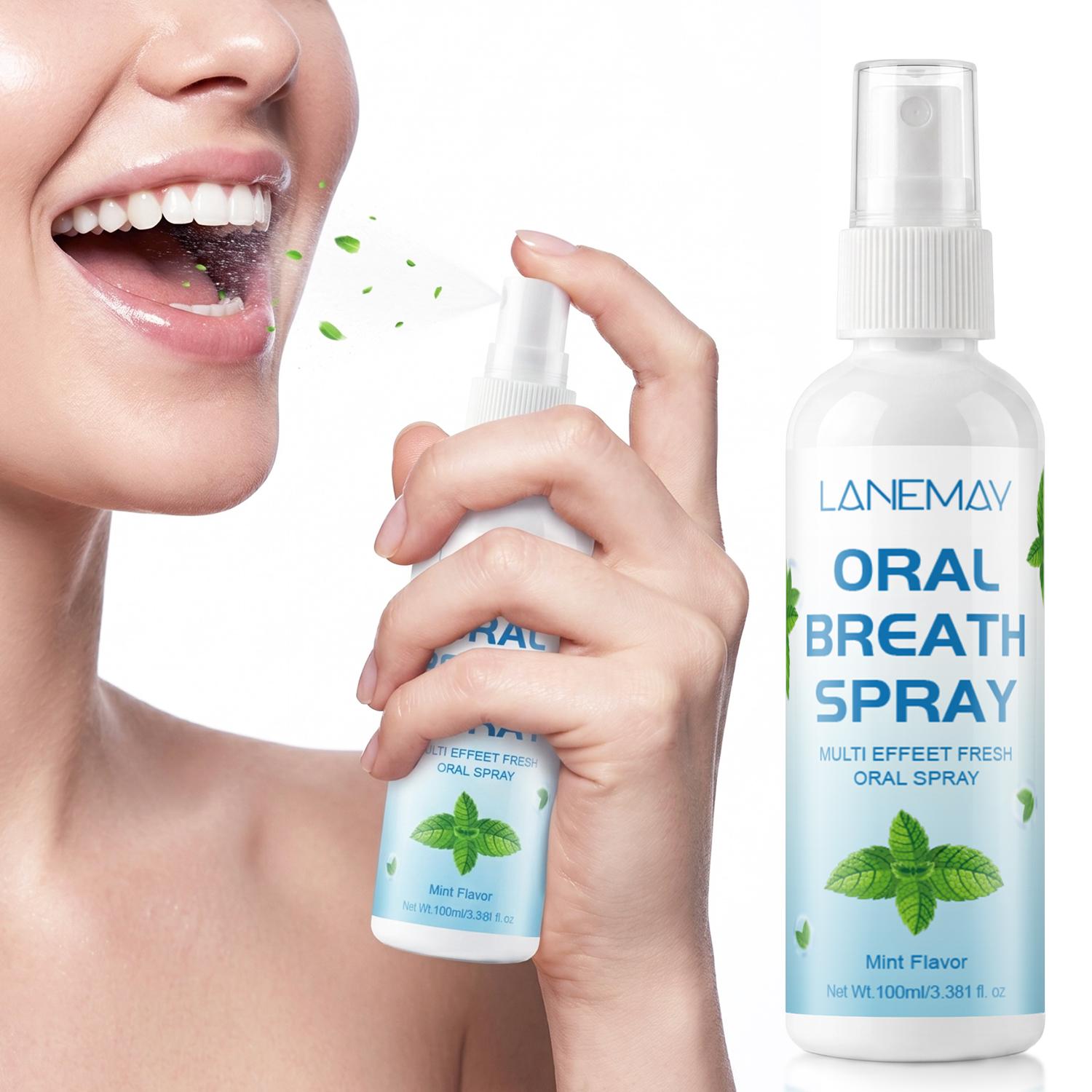 Oral Breath Spray-Instantly Refreshes Breath With Cool Mint-Long Lasting Fresh Feeling For Your Oral Care-100ml