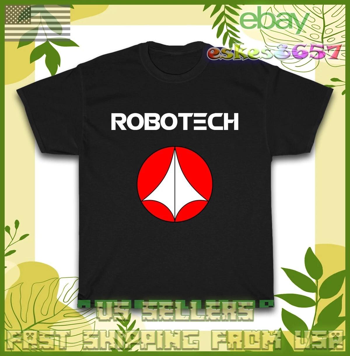 New Tee Shirt Robotech Anime Cartoon Logo Men s T-shirt American SIze T-shirt 3XL
