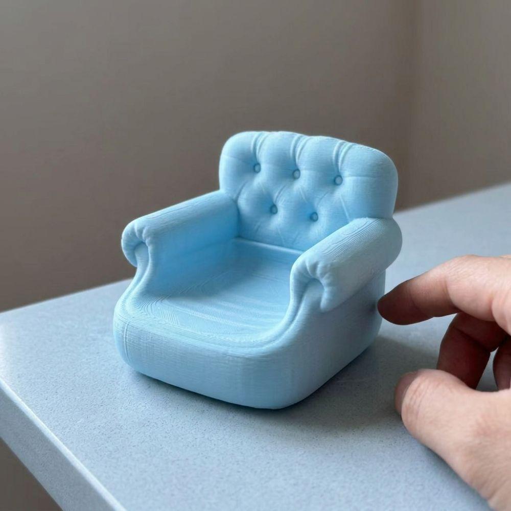 Plastic Couch Jewelry Tray 3D Printed Desktop Trinket Holder Small Sofa Statue Party Supplies