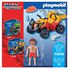 PLAYMOBIL - City Action 71040 Sauveteur en mer et quad - Blanc - Enfant - Mixte - A partir de 4 ans