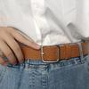 Retro Classic Womens Waist Belt In Soft Pu Leather With Square Buckle For Daily Use