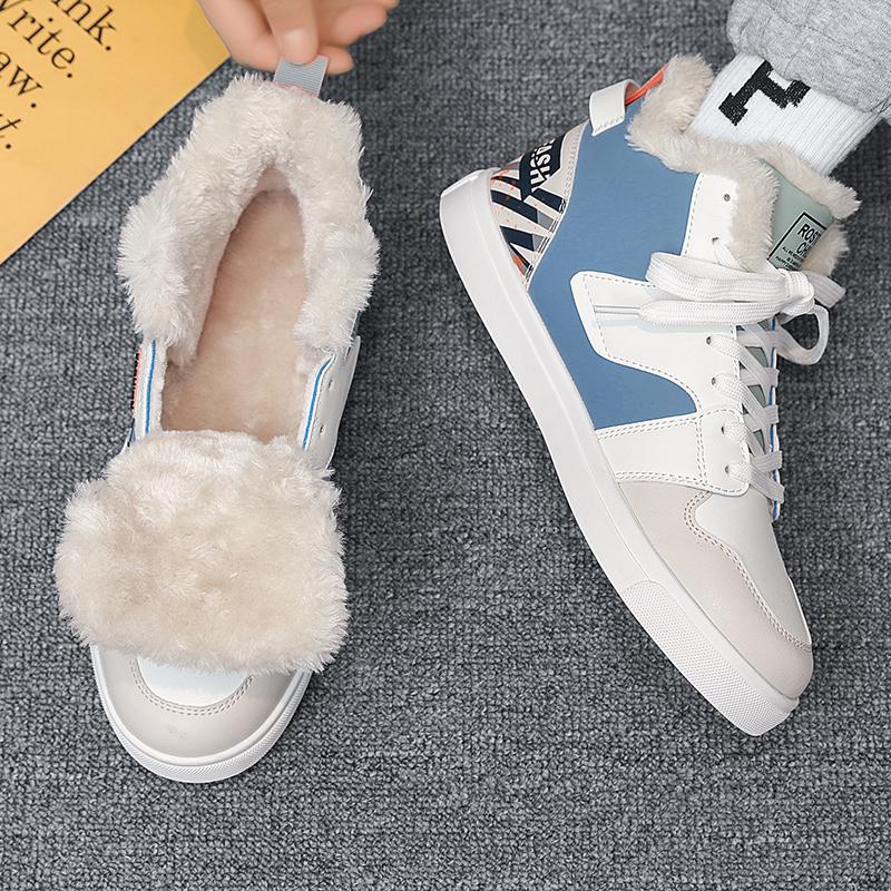 Original Winter Warm Men Plus Snow Sneaker Big Size 47 Slip Soft Sports Casual Outdoor Men Sneakers Cotton Walking Men Shoes