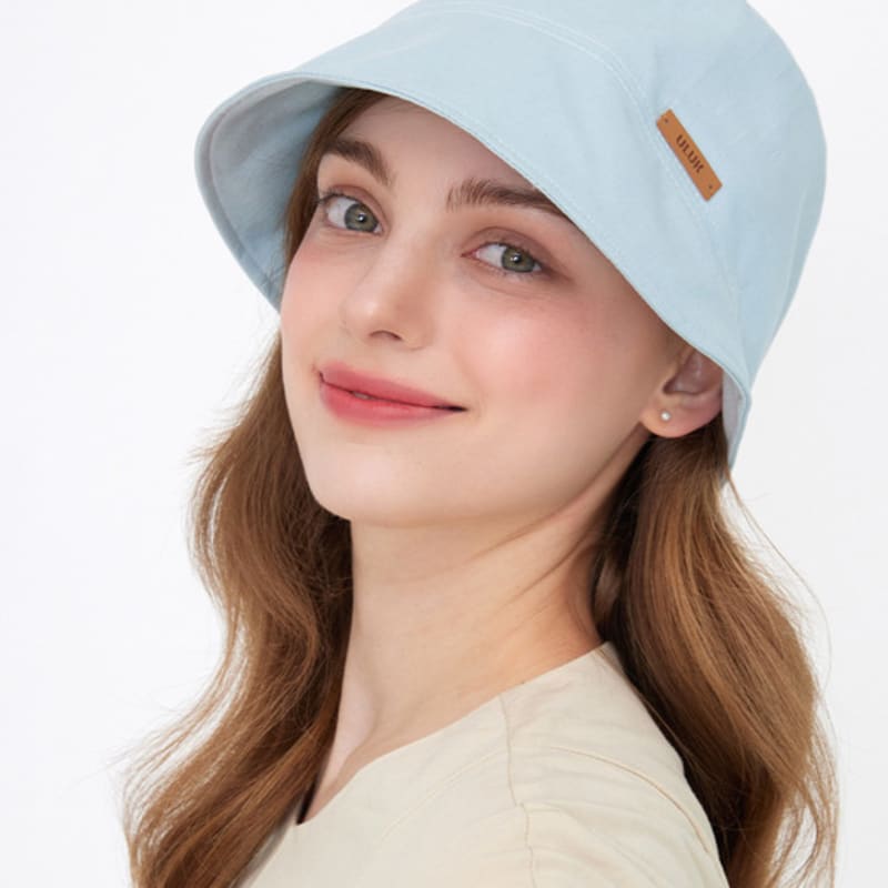 

ULUK Эссенциальная льняная панама с кожаной нашивкой 4 цвета beige