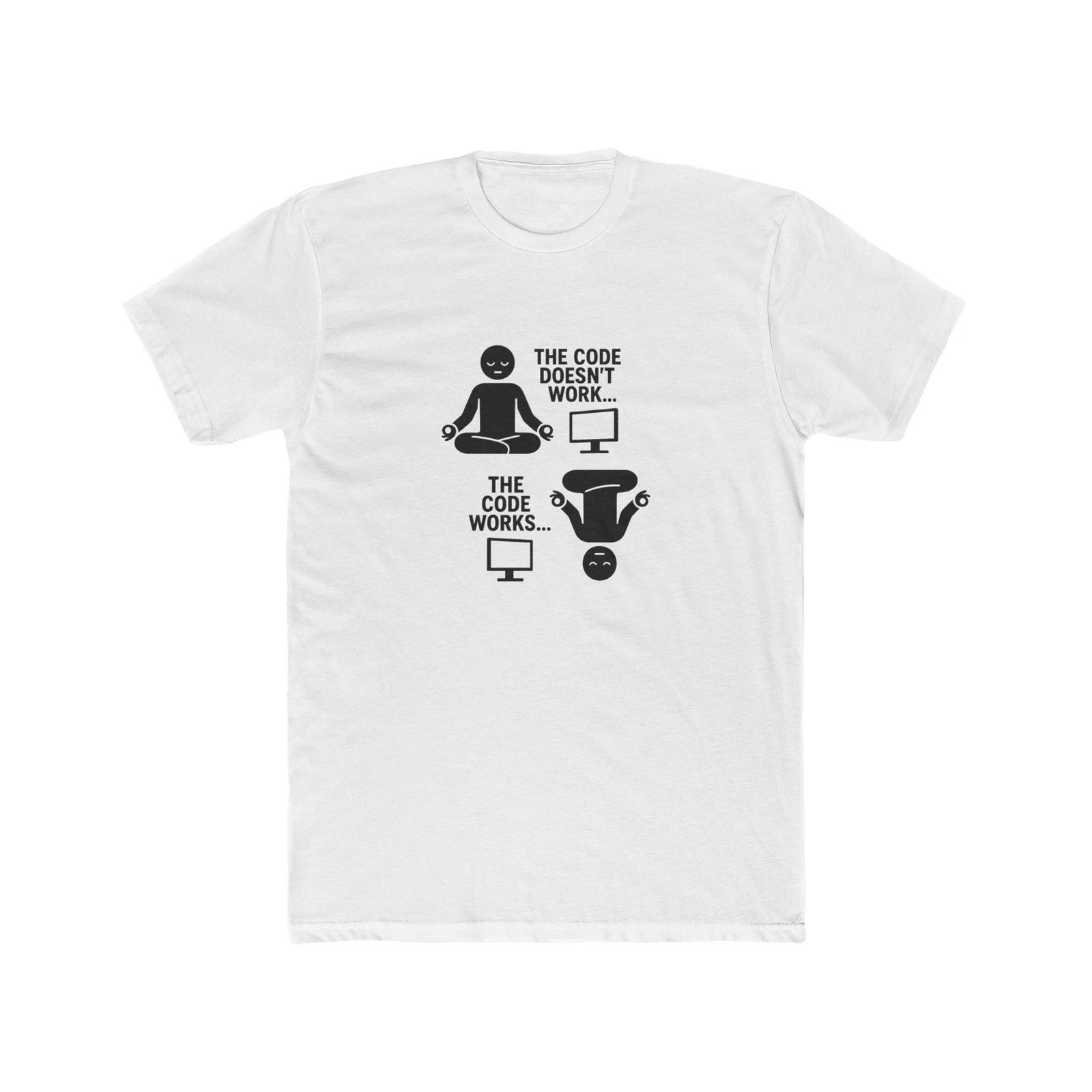 Code Doesn t Work Why Minimalist Programmer T-Shirt 3XL