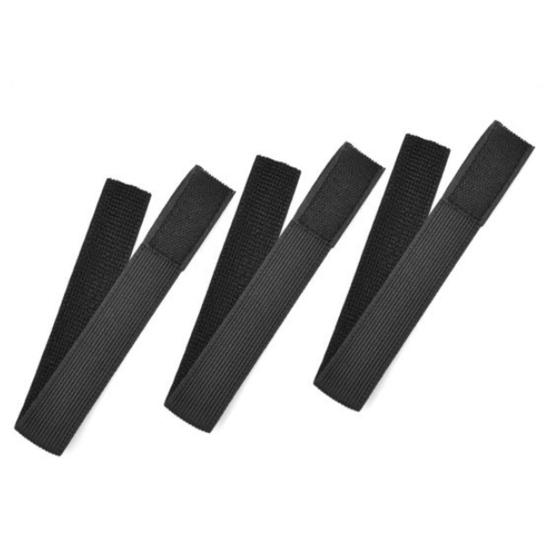 6stk Black Boot Blusers Elastiske Justerbare Bukser Ben Ankelstropp Menn Kvinner Utendørs Jakt Hagearbeid Vandring Sykling Fiskestøvle Blusebånd