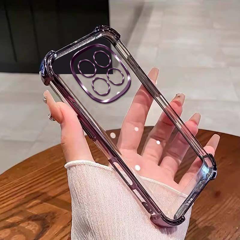 For Xiaomi Redmi Note 15 Case Redmi Note 15 Pro+ Cover Note15 Pro 4G Electroplating Lens All-inclusive Silicone Soft Shell Cover