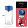 Xinuo Portable Double-Wall Glass Tea Infuser Bottle