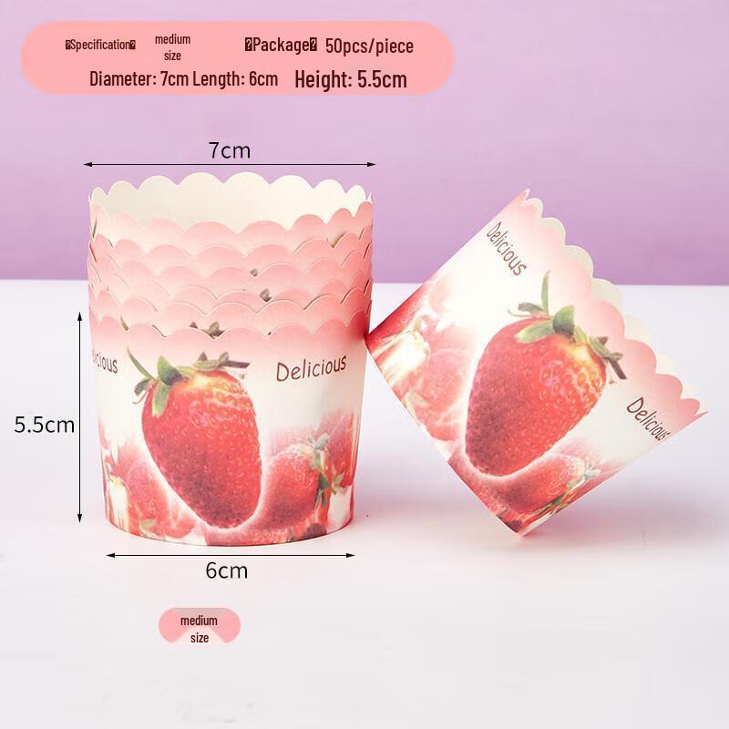 JINGRX High-Temperature Baking Muffin Paper Cups