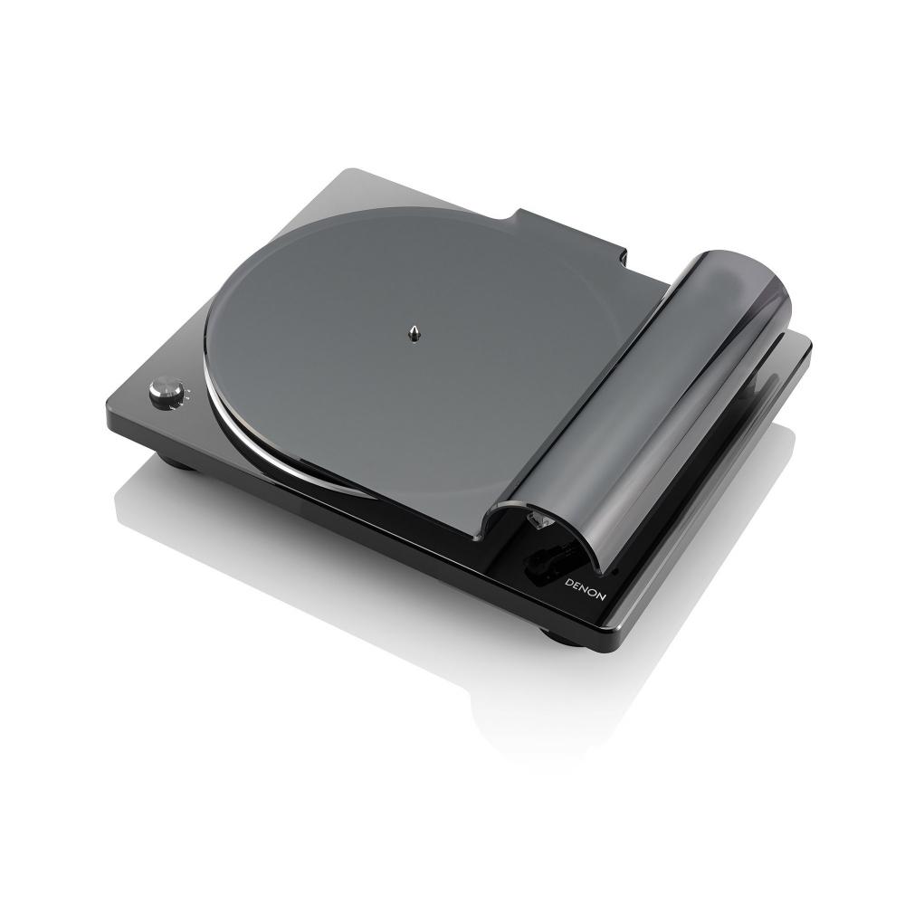 Denon Denon DP-400 MM Cartridge Compatible Phono Equalizer Equipped Authentic Manual Record Player Black DP-400-BKEM
