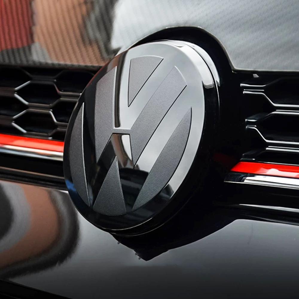VW 2pcs Not Affect ACC Car Front Grill Cover OR Rear Trunk Emblem Lid For VW Golf 6/7/7.5/8/Passat /Polo /CC/ Jetta/Tiguan/GTI zs7