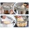 Capac cu Răzuitoare pentru Preparat Spaetzle din Oțel Inoxidabil Pană Tradițională Germană pentru Tăiței cu Ouă Strecurătoare Spaghetti