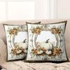1 Pieces-2D flat printing Autumn Floral Pumpkins Pattern Decorative Cushions Polyester pillowcase, sofa decorative cushion cov
