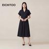 EICHITOO Women's Simple Commuter Long Shirt Dress