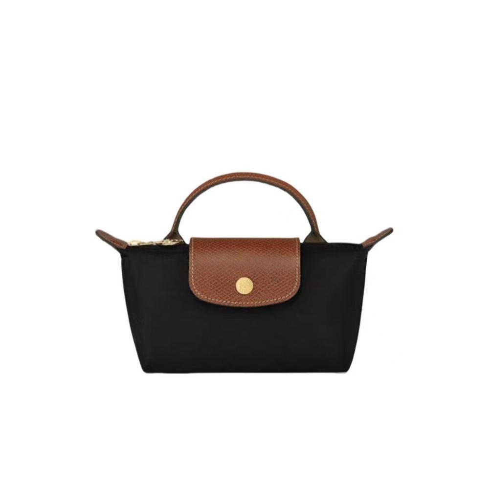 Applicable to Longxiang mini bag shoulder strap leather transformation crossbody dumpling bag small free punching buckle hanging bag strap