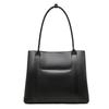 Large Capacity Fashionable Solid Color First Layer Cowhide Handbag Versatile Shoulder Underarm Bag Tote Bag
