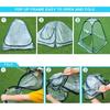 Plant Tent Freeze Protection Pop-Up Greenhouse PVC Plants Cover Clear Outdoor Garden Frost Covers Potted Fruit Flower Protectors