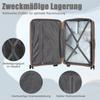 20"/24"/28" 3-Piece PP Spinner Suitcase Set - Sizes with Side Handles, Hanging Hooks & Protective Feet - Integrated Combination Lock (Champagne)