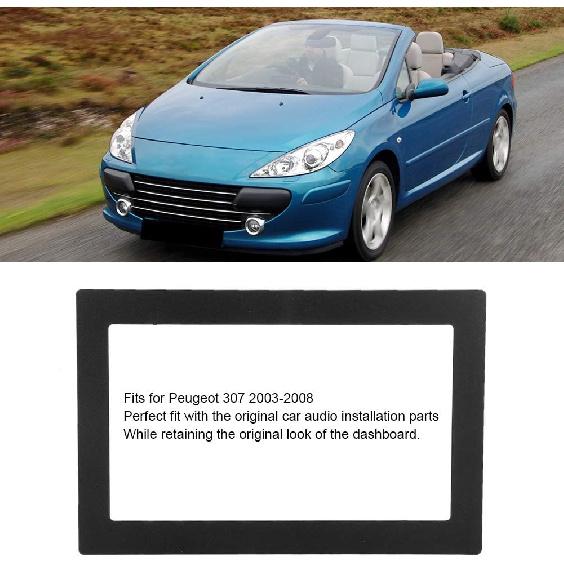 Universal Car Stereo Frame, 7in 2Din Car Fascia Dash Mount Installation Trim Kit Frame 178 X 102mm