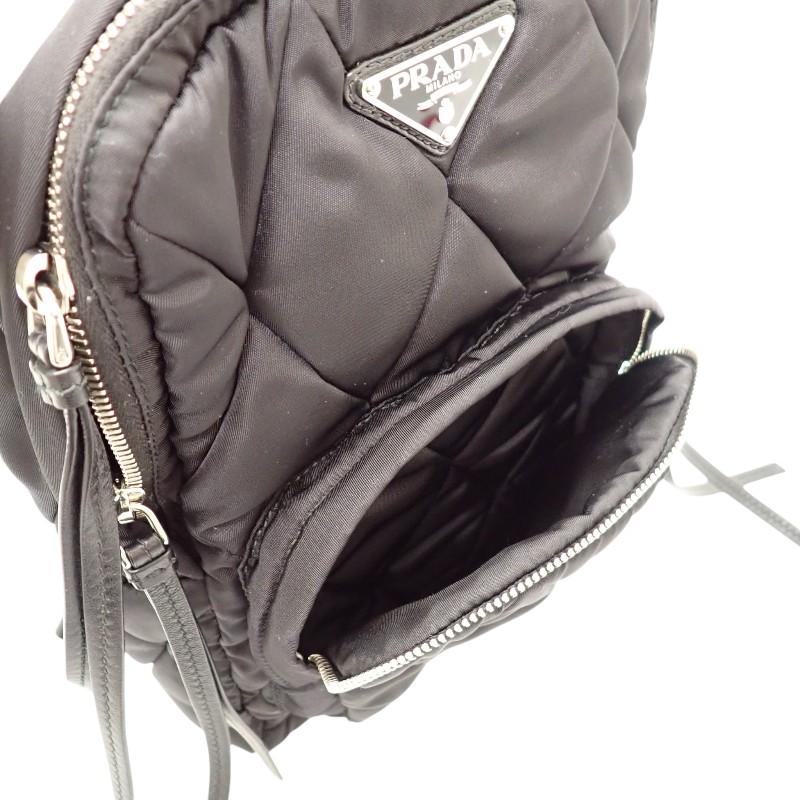 PRADA  1BZ052_2BYV_F0002 body bag black Nylon mens
