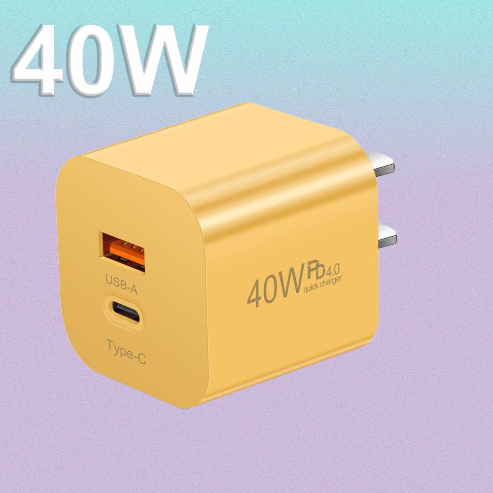 Fast Charging 40W Type-C PD Adapter, EU/US/UK Standard
