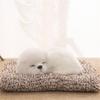 Kawaii Dog Ornaments Cute Lying On Mat Dogs Figurines Home Decor Modern Office Living Room Desk Decoration Crafts Accessories