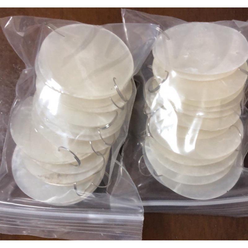 Mica Flakes Seashell Wind Chimes with Mother-of-Pearl for DIY Decorative Lighting & Mirrors, Wedding Decor, and Painting Accessories.