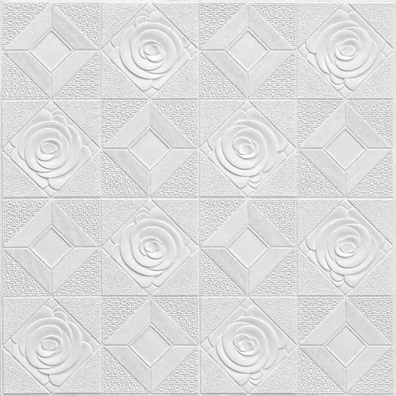 European Style Simple 3D Wall Stickers Ceiling TV Background Decor Wallpaper House Renovation Accessories Waterproof Decoration