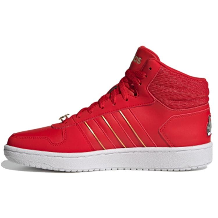 adidas Hoops 2.0 Mid Red White Men s G57630 EU 40⅔