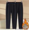 Women's Plus Size Warm Velvet Cotton Pants for Middle-aged & Elderly - Autumn & Winter Wear