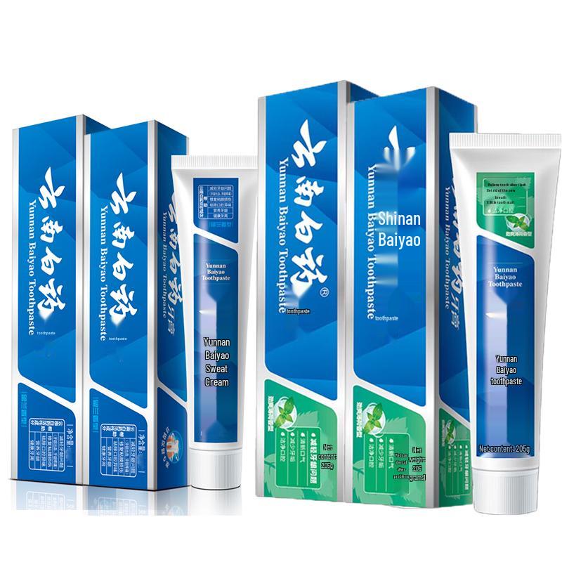 Yunnan Baiyao Toothpaste Multi-Flavor Pack