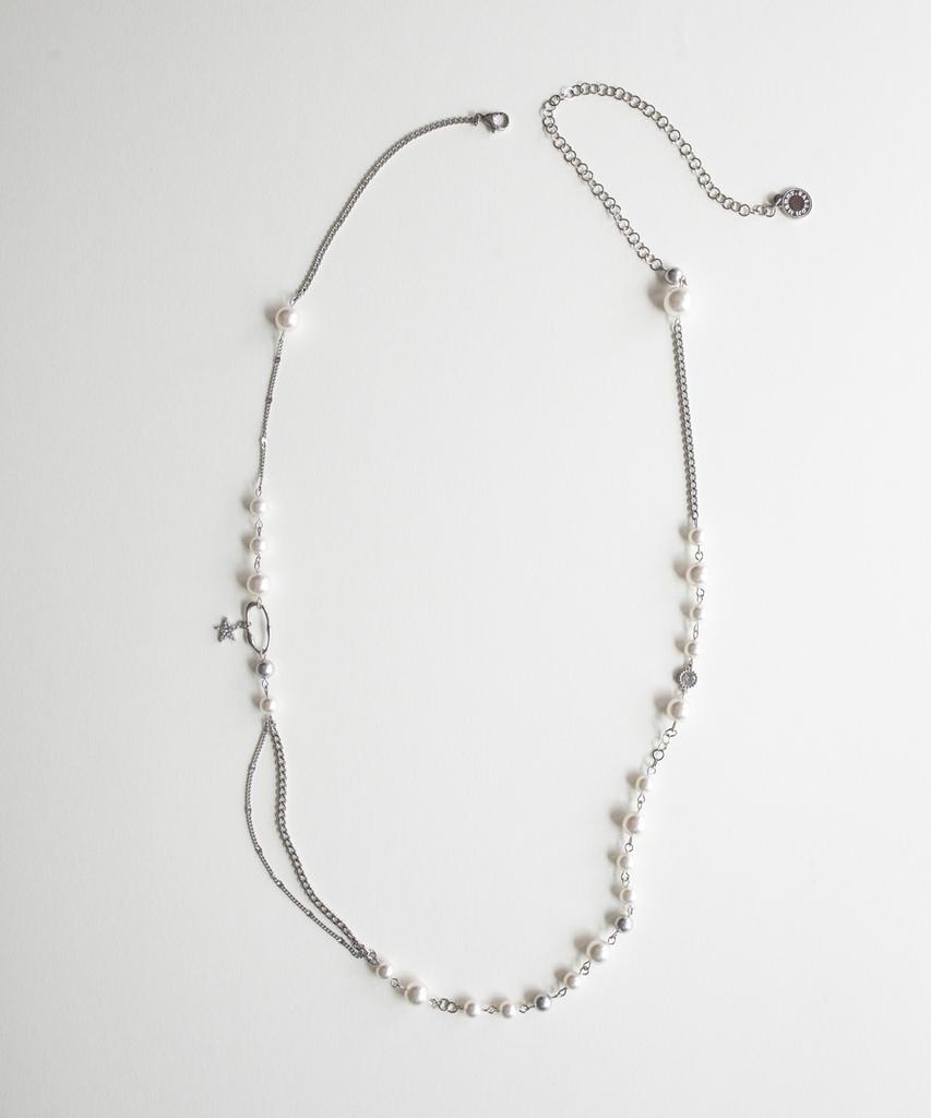 Merrymotive Twilight Etoile Pearl Chain Necklace
