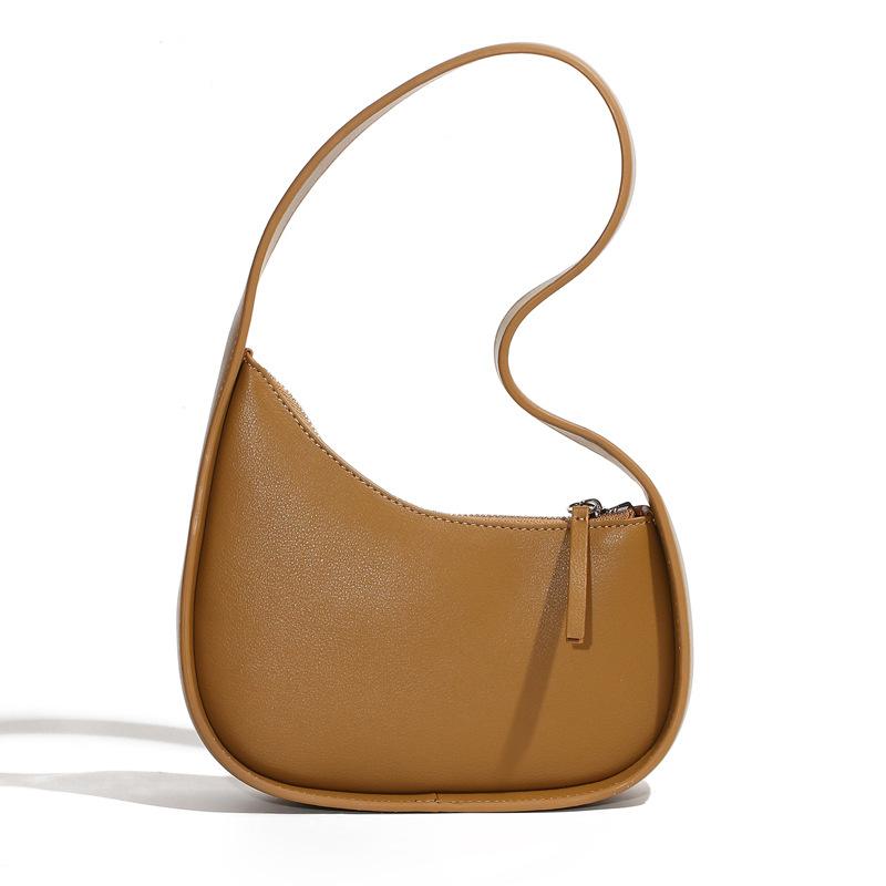 Bag Women's New Hand Carry Trendy Internet Celebrity Handbag Ins Retro Simple Underarm Large Capacity Shoulder Bag