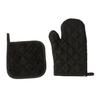 High Temperatures Resistant Kitchen Gloves And Pad Microwave Safe Pot Holder Polyester Grilling Baking Accessories
