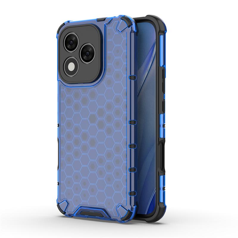 Shockproof Transparent Case For Honor 400 Lite Honeycomb Armor Full Back Case Honor 400 Lite Case Cover For Honor 400 Lite 5G