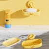 Cartoon Duck Soap Holder Plastic Soap Container Tray Space Saving Soap Storage Rack  Kitchen