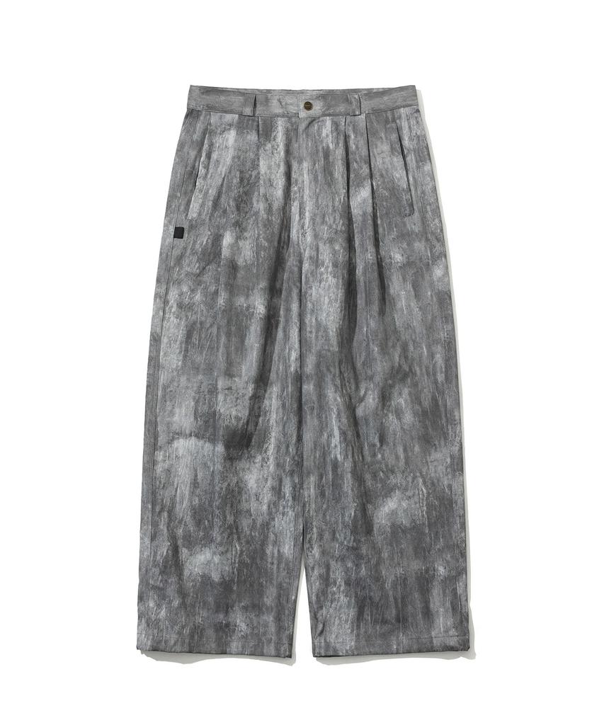 Kyumail 512 Two-Tuck Wide-Leg Zip-Fly Pants Black
