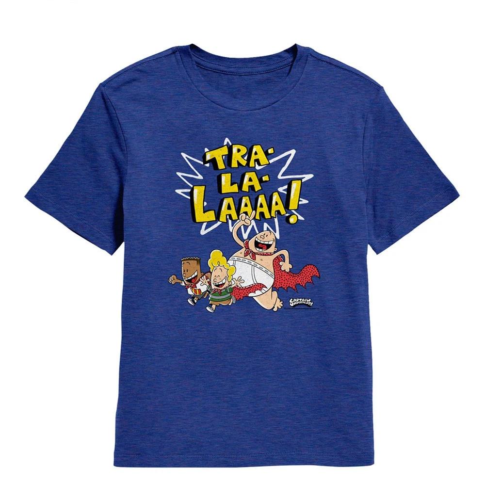 Captain Underpants Tra La LAAA Comic Movie TV Book Kids Men s T Shirt 140