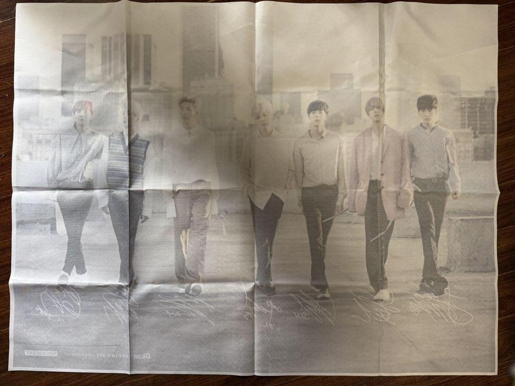 [USED] BTS Photobook BEHIND Winners Only Rare Poster Included