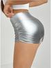 In Stock: 2025 Summer Butt-Lifting Sexy Solid Color Women's Hot Pants Shorts - European and American Style.