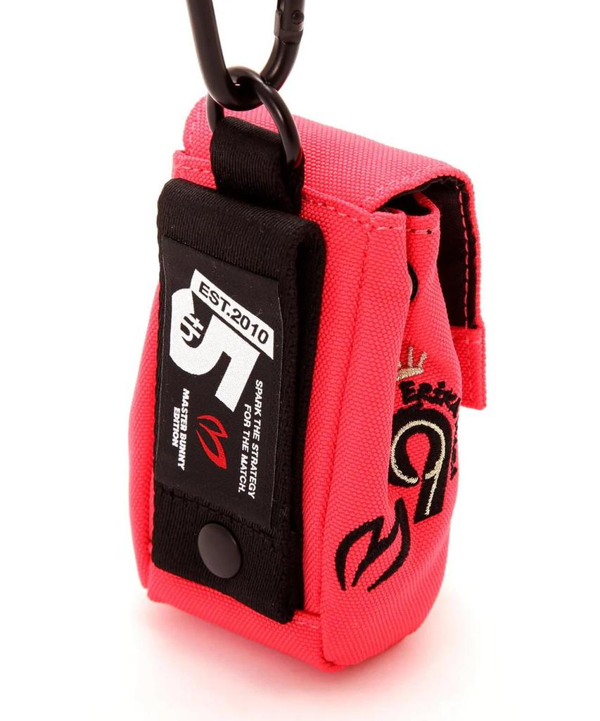 Master Bunny Golf Ball Pouch [Hara Erika Pro Icon] (with Carabiner) / Golf Round / 758-5184602 090_Pink FR