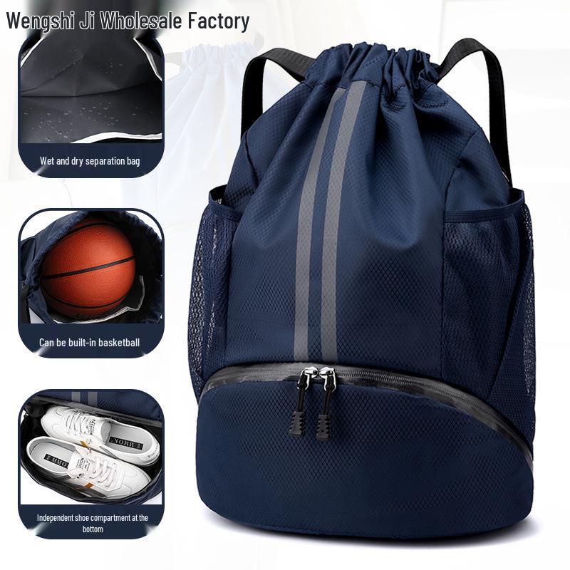 Unisex Sports Backpack: Wet/Dry Separated for Basketball, Swimming, and Fitness
